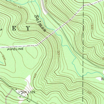 United States Geological Survey Marienville West, PA (1967, 24000-Scale) digital map
