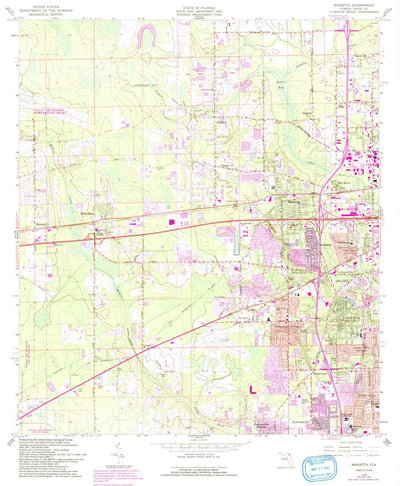 United States Geological Survey Marietta, FL (1964, 24000-Scale) digital map