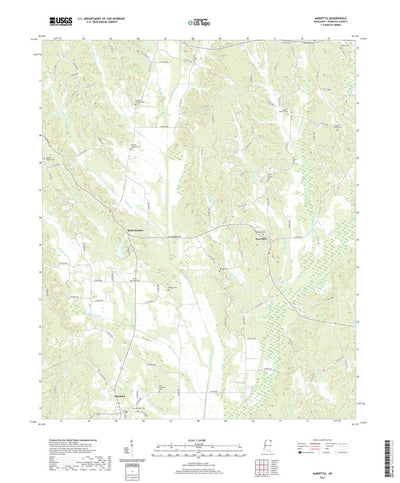 United States Geological Survey Marietta, MS (2021, 24000-Scale) digital map