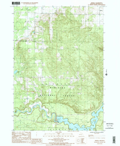 United States Geological Survey Marilla, MI (1987, 24000-Scale) digital map