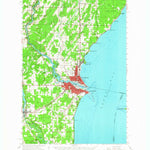 United States Geological Survey Marinette, WI-MI (1963, 62500-Scale) digital map