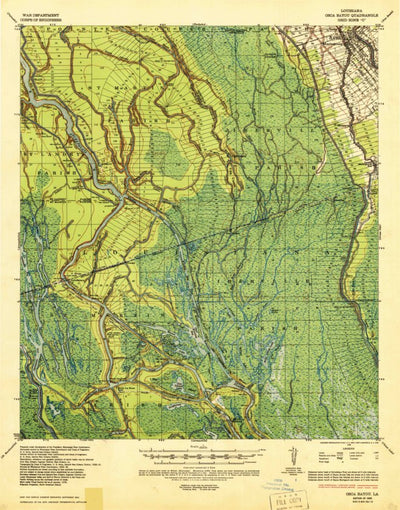 United States Geological Survey Maringouin, LA (1935, 62500-Scale) digital map