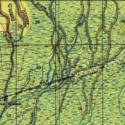 United States Geological Survey Maringouin, LA (1935, 62500-Scale) digital map