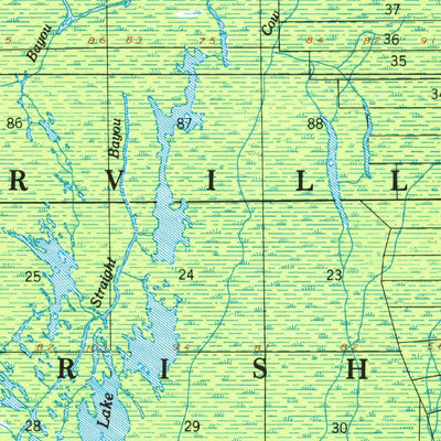 United States Geological Survey Maringouin, LA (1959, 62500-Scale) digital map