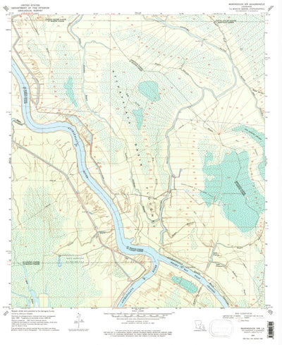 United States Geological Survey Maringouin NW, LA (1969, 24000-Scale) digital map