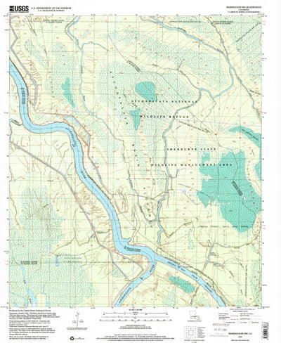 United States Geological Survey Maringouin NW, LA (1999, 24000-Scale) digital map