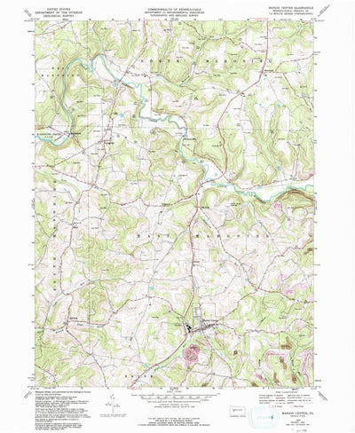 United States Geological Survey Marion Center, PA (1968, 24000-Scale) digital map
