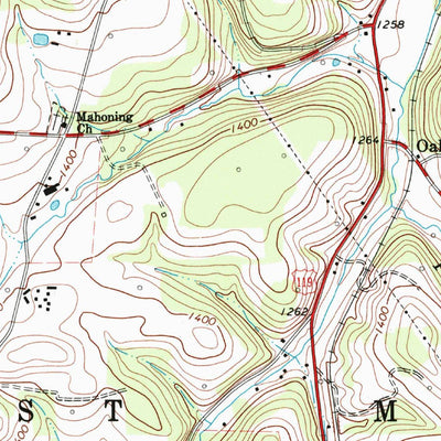 United States Geological Survey Marion Center, PA (1968, 24000-Scale) digital map