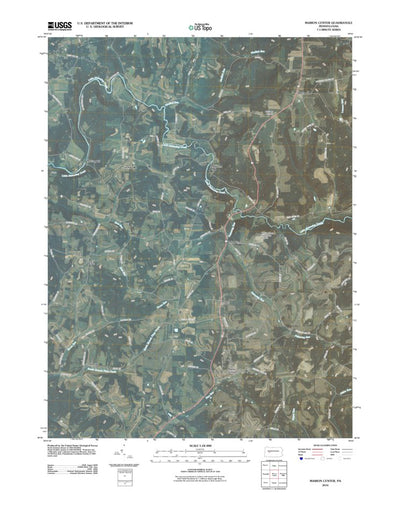United States Geological Survey Marion Center, PA (2010, 24000-Scale) digital map