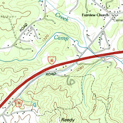 United States Geological Survey Marion East, NC (1994, 24000-Scale) digital map