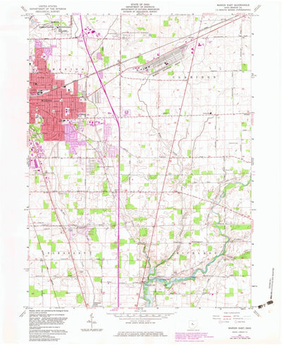 United States Geological Survey Marion East, OH (1961, 24000-Scale) digital map