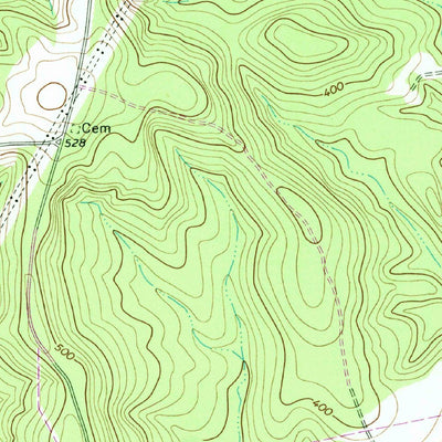 United States Geological Survey Marion, GA (1973, 24000-Scale) digital map