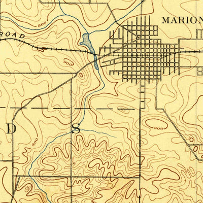 United States Geological Survey Marion, IA (1888, 62500-Scale) digital map