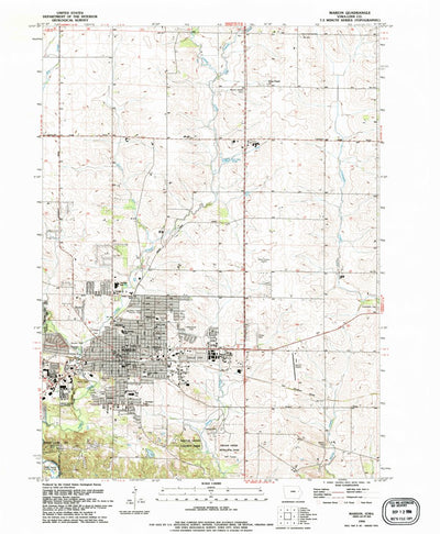 United States Geological Survey Marion, IA (1994, 24000-Scale) digital map