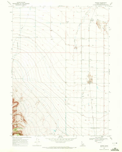 United States Geological Survey Marion, ID (1968, 24000-Scale) digital map