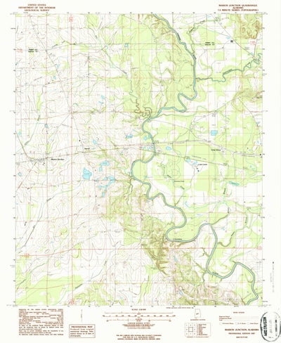 United States Geological Survey Marion Junction, AL (1987, 24000-Scale) digital map