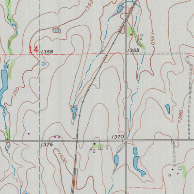 United States Geological Survey Marion, KS (1971, 24000-Scale) digital map