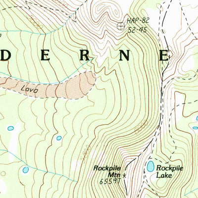 United States Geological Survey Marion Lake, OR (1988, 24000-Scale) digital map