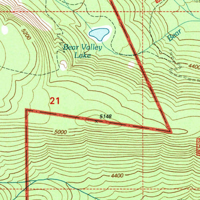 United States Geological Survey Marion Lake, OR (1997, 24000-Scale) digital map