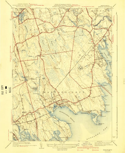 United States Geological Survey Marion, MA (1941, 31680-Scale) digital map