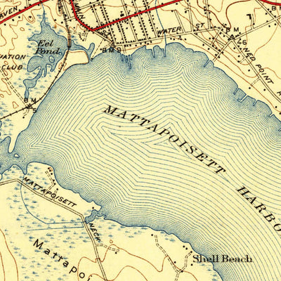 United States Geological Survey Marion, MA (1941, 31680-Scale) digital map