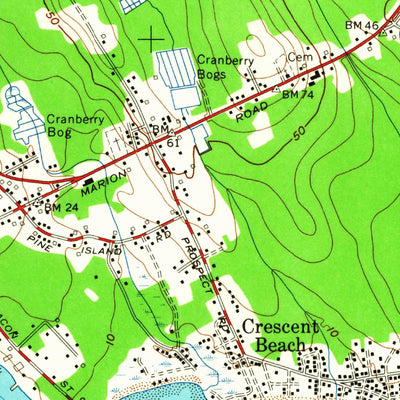 United States Geological Survey Marion, MA (1962, 24000-Scale) digital map