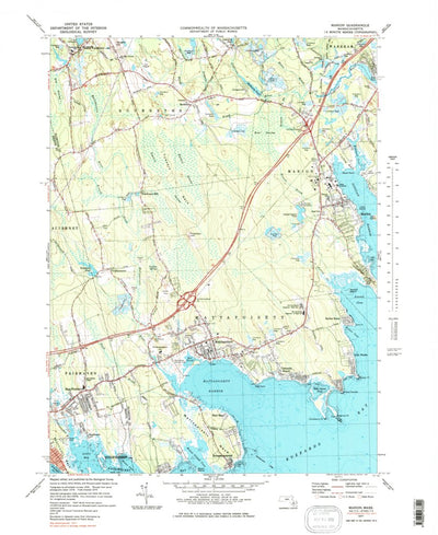 United States Geological Survey Marion, MA (1977, 25000-Scale) digital map