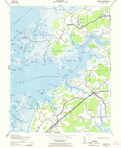 United States Geological Survey Marion, MD (1942, 24000-Scale) digital map