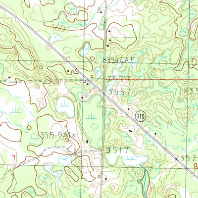 United States Geological Survey Marion, MI (1983, 25000-Scale) digital map