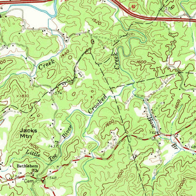 United States Geological Survey Marion, NC (1962, 62500-Scale) digital map