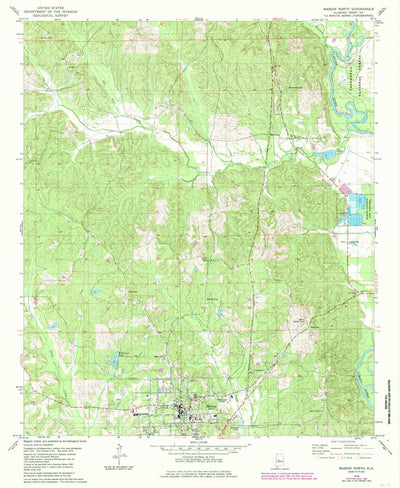 United States Geological Survey Marion North, AL (1979, 24000-Scale) digital map