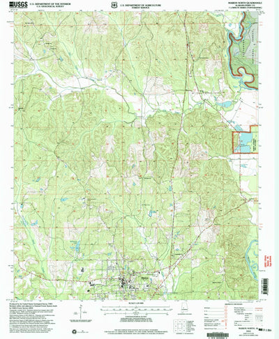 United States Geological Survey Marion North, AL (2002, 24000-Scale) digital map