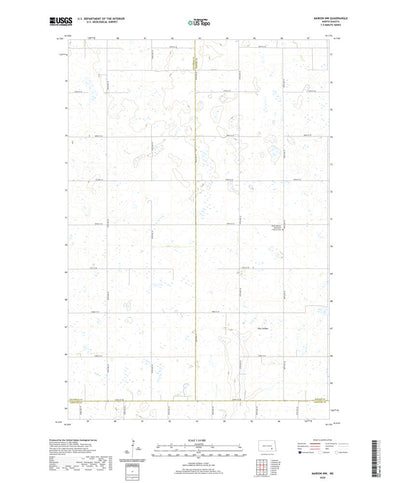 United States Geological Survey Marion NW, ND (2020, 24000-Scale) digital map