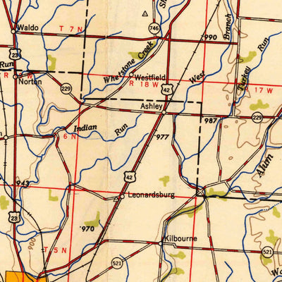 United States Geological Survey Marion, OH (1950, 250000-Scale) digital map