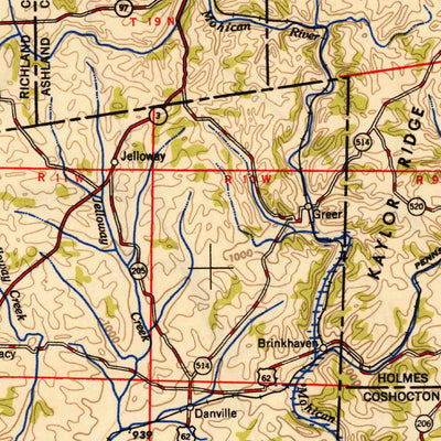 United States Geological Survey Marion, OH (1950, 250000-Scale) digital map