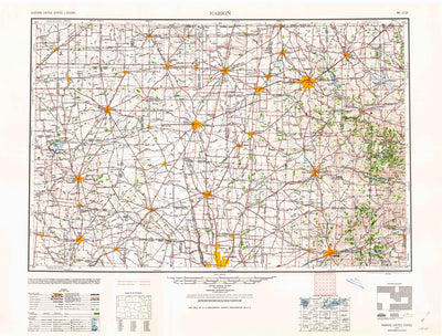 United States Geological Survey Marion, OH (1962, 250000-Scale) digital map