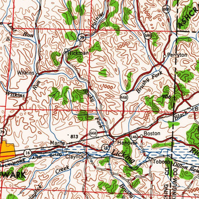 United States Geological Survey Marion, OH (1962, 250000-Scale) digital map