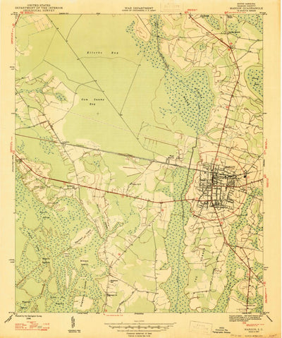 United States Geological Survey Marion, SC (1947, 24000-Scale) digital map
