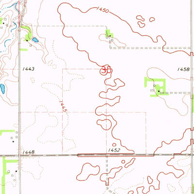 United States Geological Survey Marion, SD (1970, 24000-Scale) digital map