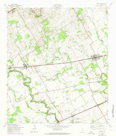 United States Geological Survey Marion, TX (1958, 24000-Scale) digital map