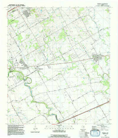 United States Geological Survey Marion, TX (1992, 24000-Scale) digital map