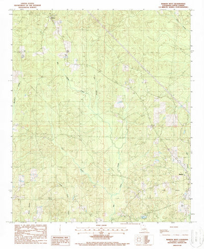 United States Geological Survey Marion West, LA (1988, 24000-Scale) digital map