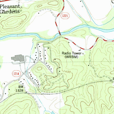 United States Geological Survey Marion West, NC (1985, 24000-Scale) digital map
