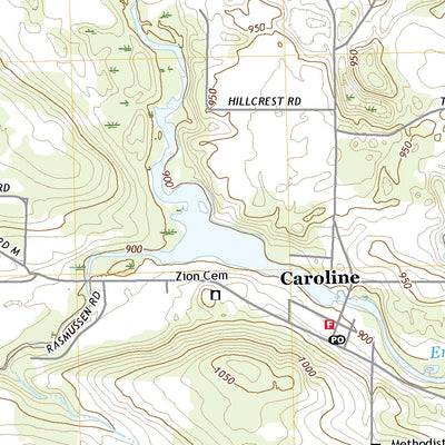 United States Geological Survey Marion, WI (2022, 24000-Scale) digital map