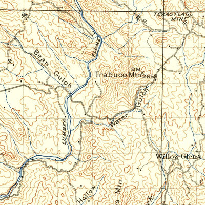 United States Geological Survey Mariposa, CA (1912, 125000-Scale) digital map