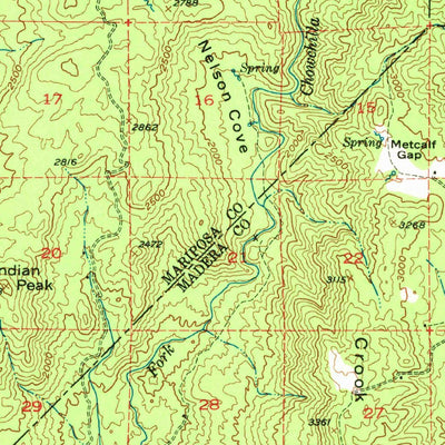 United States Geological Survey Mariposa, CA (1947, 62500-Scale) digital map