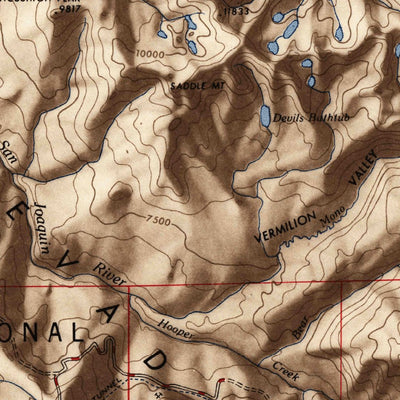 United States Geological Survey Mariposa, CA-NV (1947, 250000-Scale) digital map