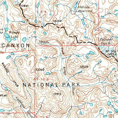 United States Geological Survey Mariposa, CA-NV (1963, 250000-Scale) digital map