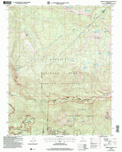 United States Geological Survey Mariposa Grove, CA (2004, 24000-Scale) digital map