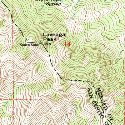 United States Geological Survey Mariposa Peak, CA (1969, 24000-Scale) digital map